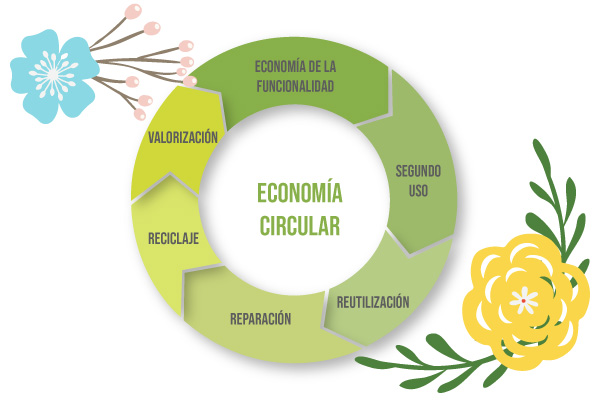 Gráfica sobre Economía circular