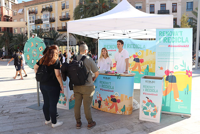 imagen de un stand de #GreenWeek