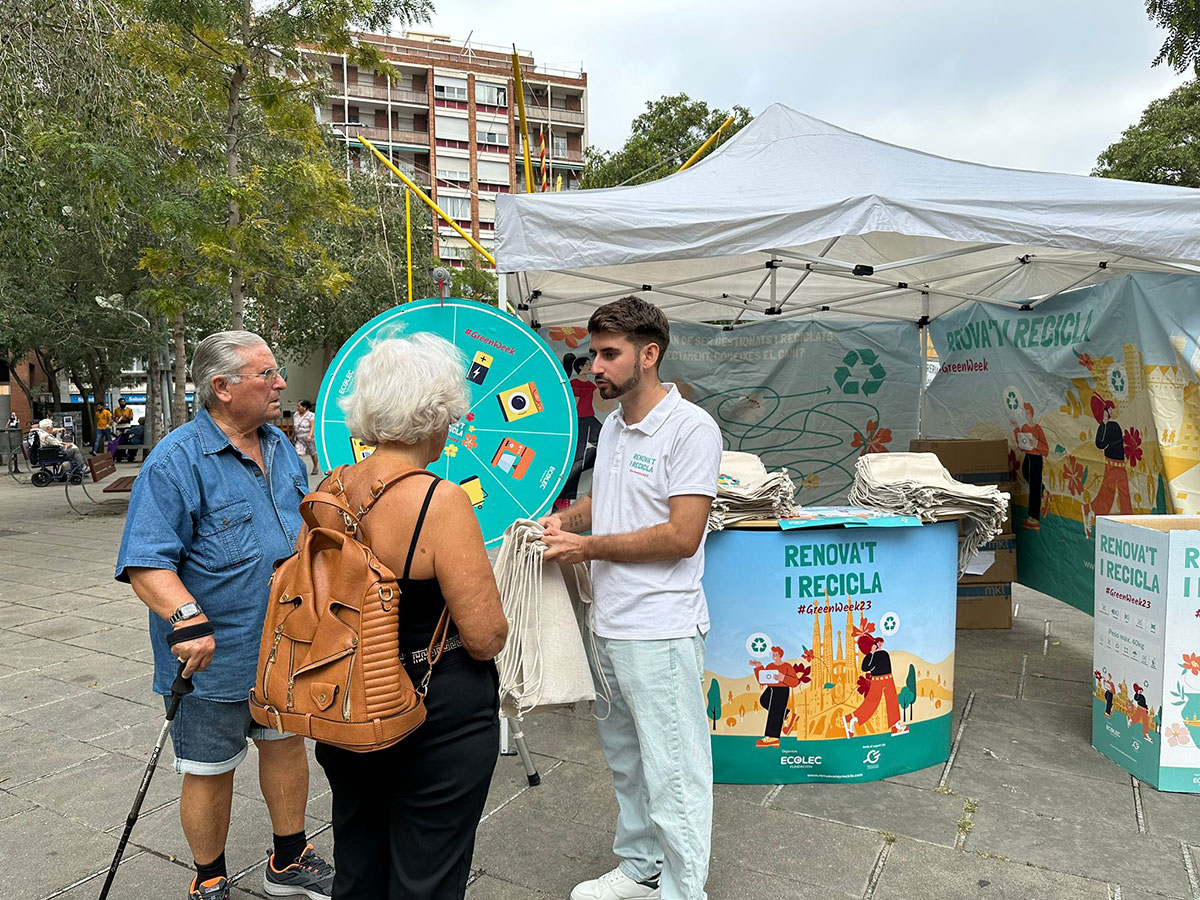 imagen de un stand de #GreenWeek