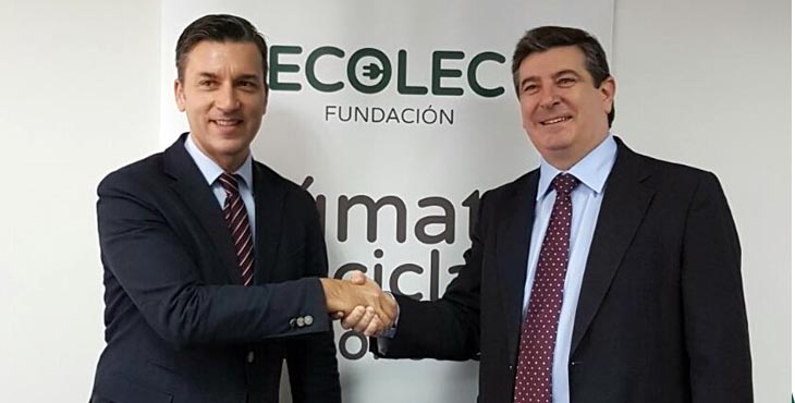 ACEMA y ECOLEC renuevan su colaboración en la gestión de los RAEE