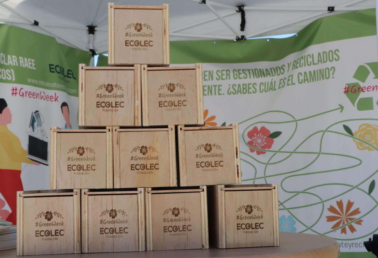 Fundación Ecolec recicla RAEE en 15 ciudades a través de la #GreenWeek19