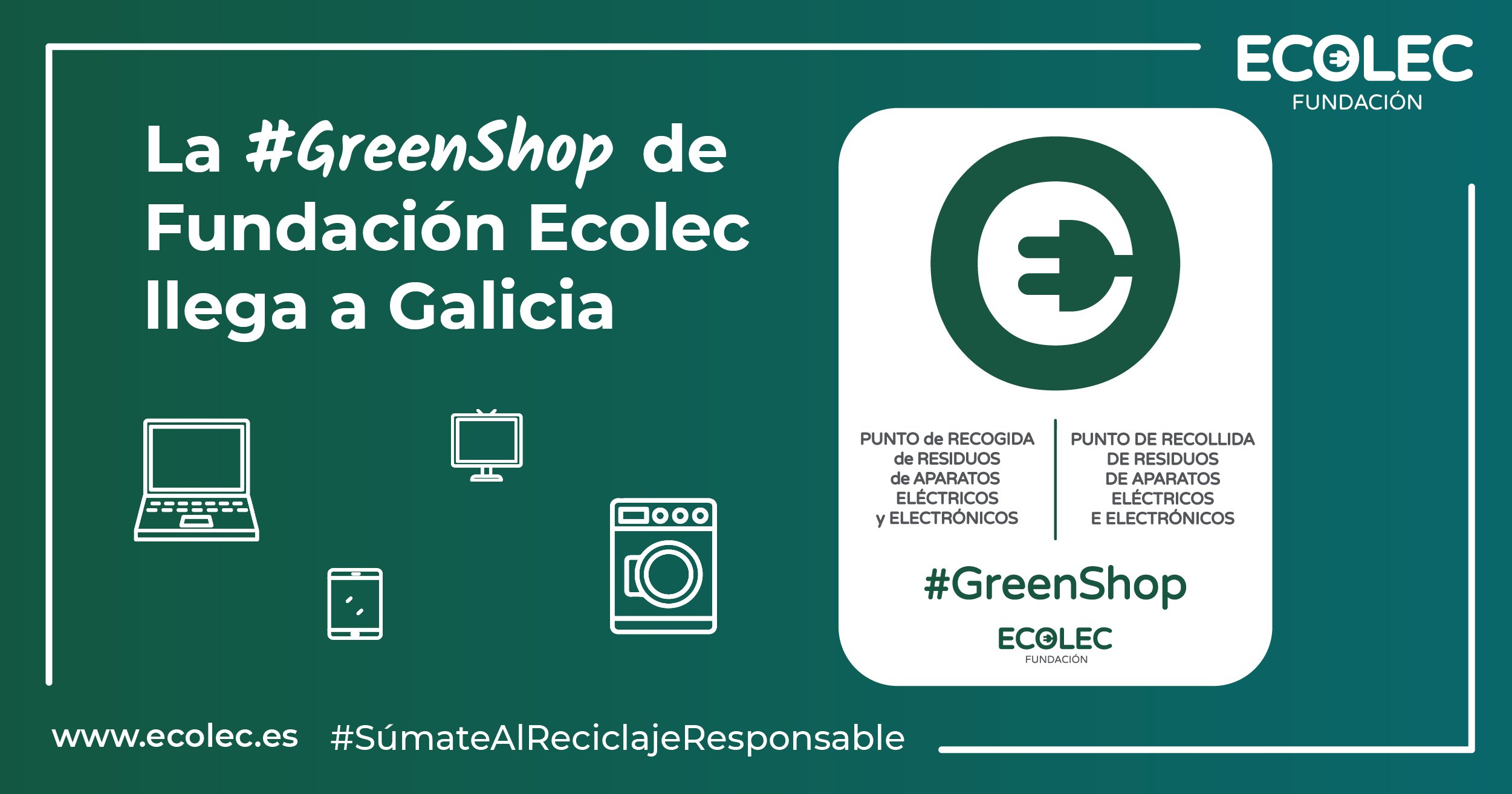 La iniciativa #GreenShop llega a Galicia con 27 comercios adheridos de la mano de ACEMA