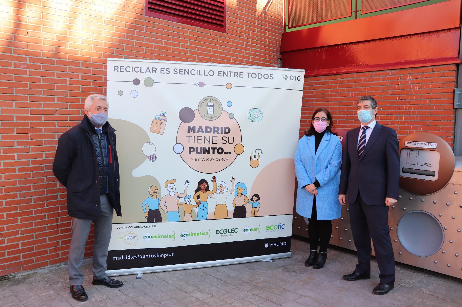 Ecolec, junto al Ayuntamiento de Madrid, presenta ‘Madrid tiene su punto’ para informar a la ciudadanía sobre la importancia de usar los Puntos Limpios Municipales