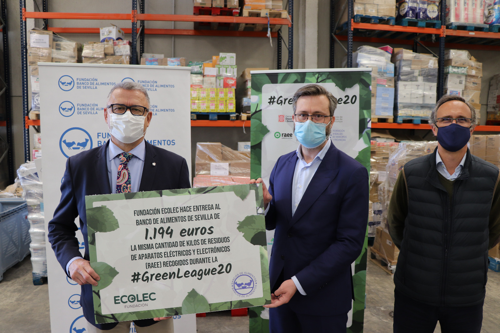 La tercera #GreenLeague20 recoge más de 1,3 toneladas de residuos de aparatos eléctricos y electrónicos en empresas e instituciones de Andalucía y Cataluña