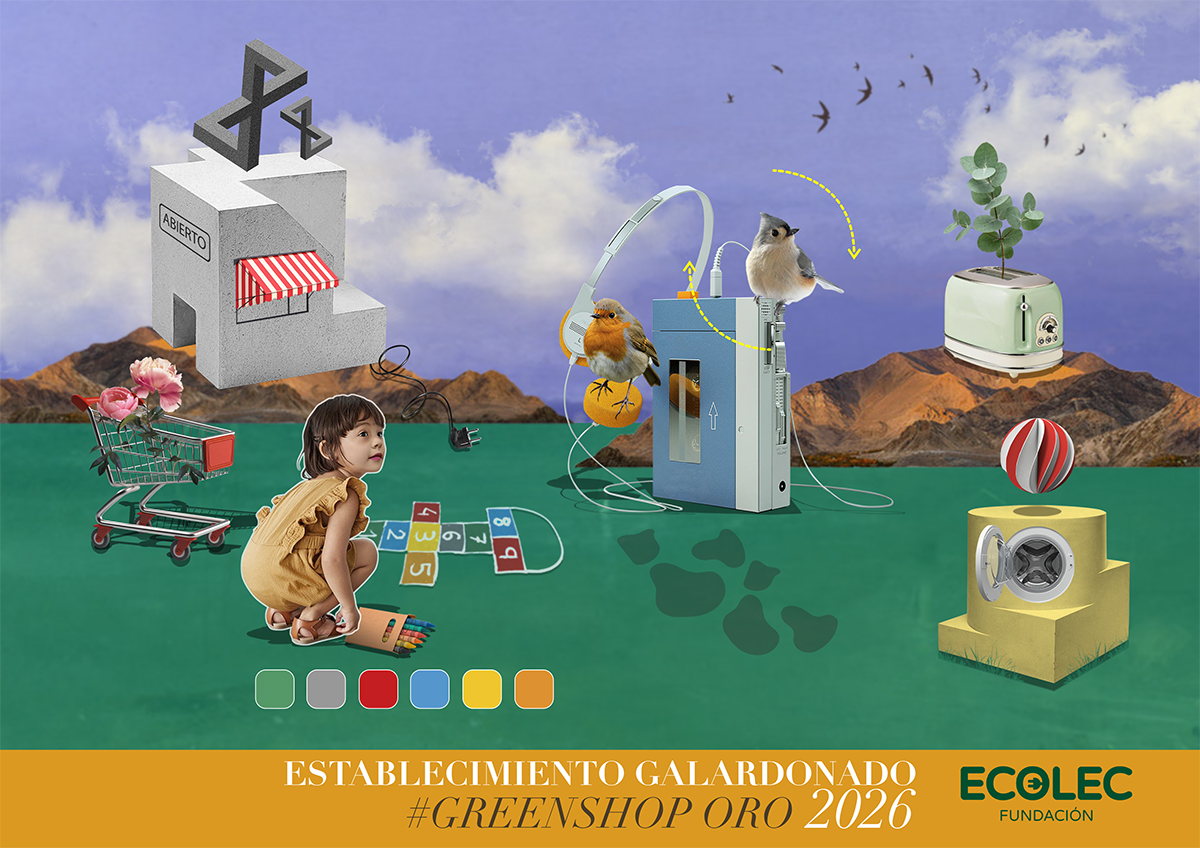 Fundación ECOLEC clausura la sexta edición de #GreenShop premiando a los 35 comercios más comprometidos con la Economía Circular